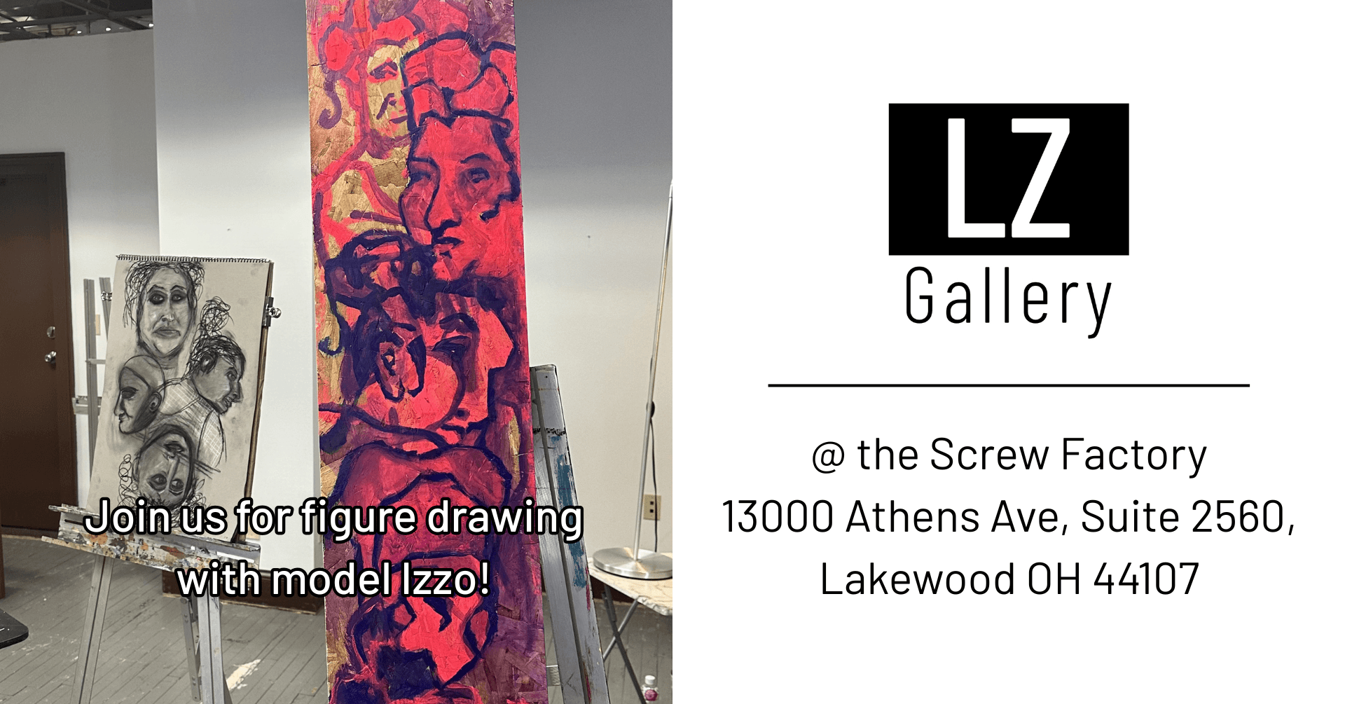 Uninstructed Figure Drawing Session (Short Pose) with model Izzo!