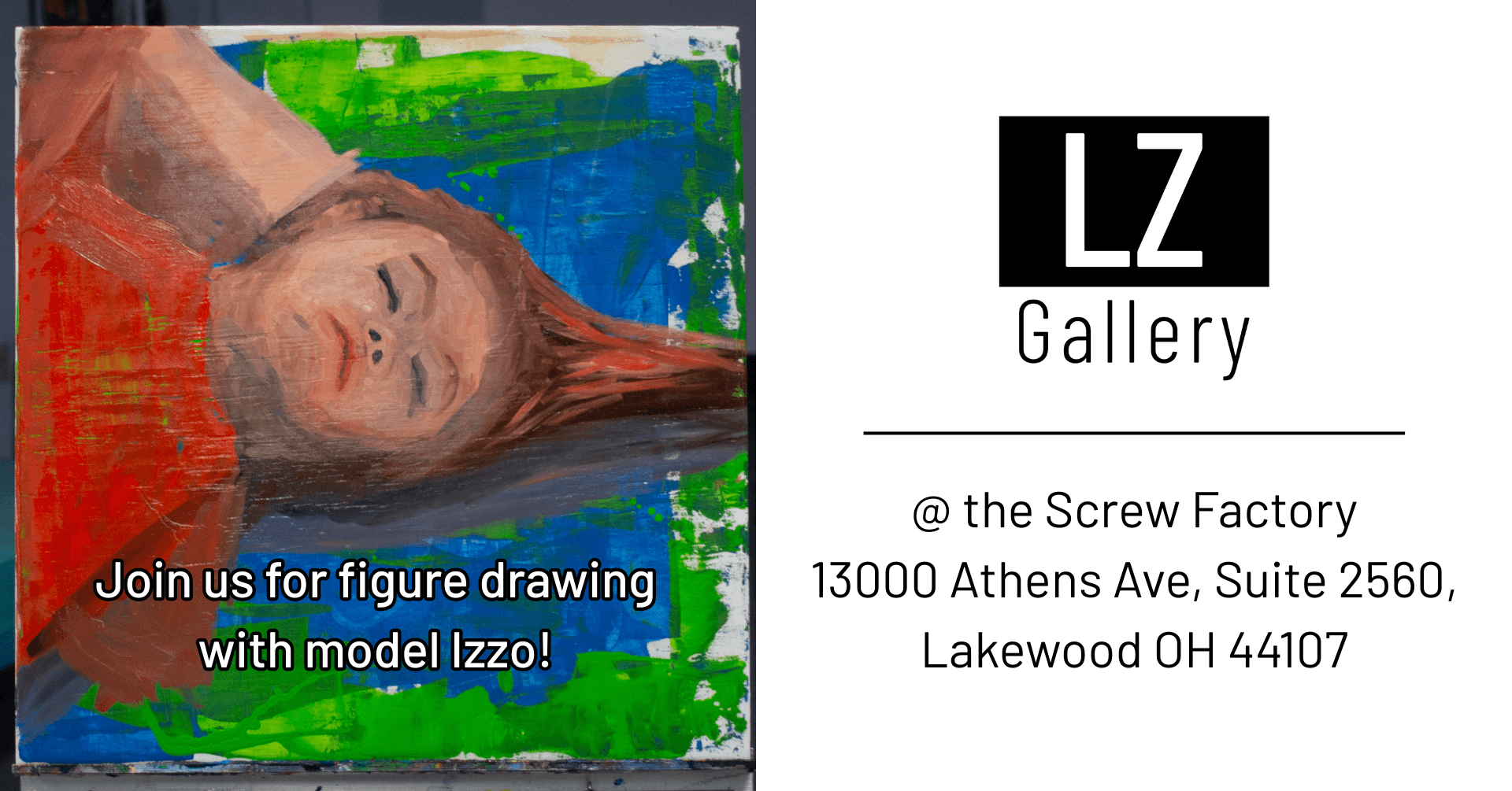 Uninstructed Figure Drawing Session (Long Pose) with model Izzo!